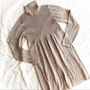 Apt. 9 metallic gold sweater dress, Size XL